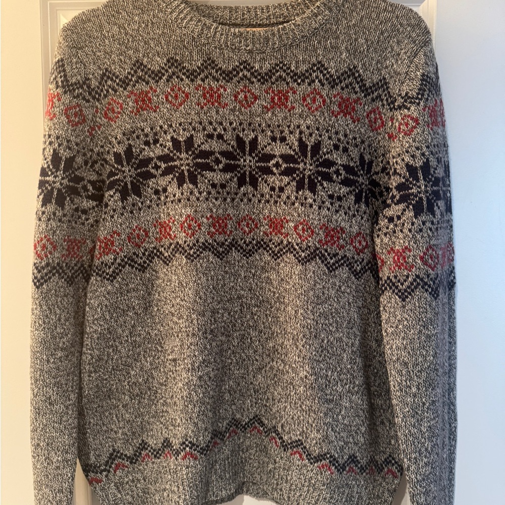 Pull&Bear Black and White Knit Sweater
